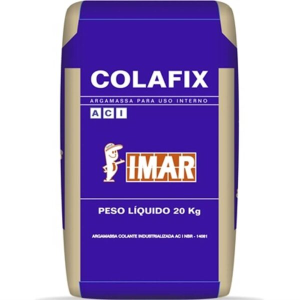 Argamassa Colafix AC-I Interna Weber Cinza 20 KG - IMAR